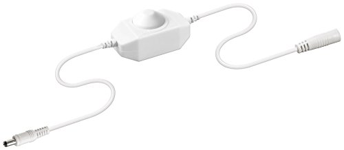Flex-System LED Dimmerschalter, Weiß, 0.42 m - 5,5 x 2,1 mm DC-Anschluss, dimmt 0-100%, IP 44, weiß Flex-System LED Dimmerschalter, Weiß, 0.42 m - 5,5 x 2,1 mm DC-Anschluss, dimmt 0-100%, IP 44, weiß von goobay