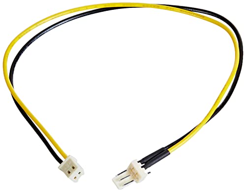 Goobay 1026345346 10X 93628 PC Stromkabel/Stromadapter, 0.3 m Stecker (3 Lüfter-Buchse (2-Pin) von goobay
