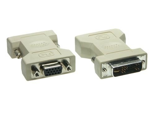Goobay 10er Set Adapter DVI (24+5) Stecker > 15pol VGA HD-Buchse von goobay