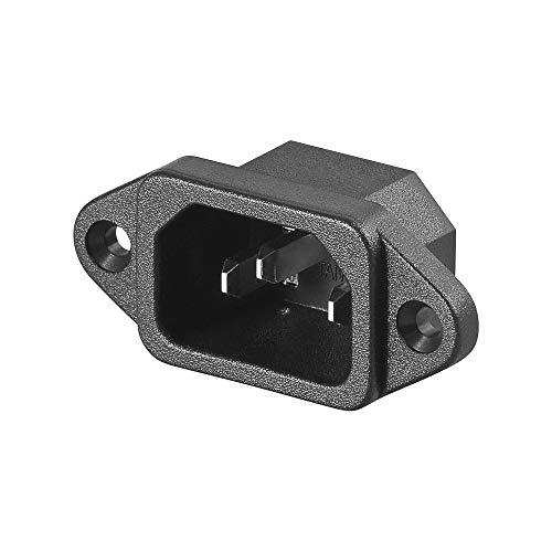 Goobay 12955 AC-Einbaustecker, Lötanschluss mit VDE von goobay