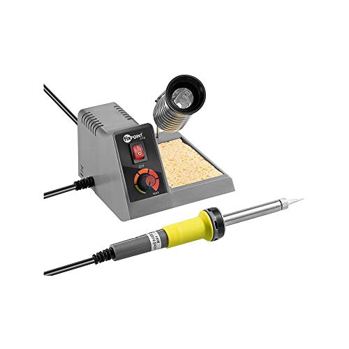 Goobay 51091 Analoge Lötstation AP2 / 48W Analoges Lötkolben Set / Einstellbare Temperatur 150 - 450 Grad / Feine Lötspitze Löten / Soldering Station von goobay