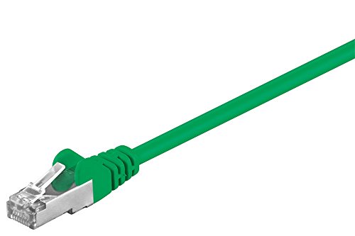 Goobay 60870 CAT 5e Patchkabel, F/UTP, Grün, , 15.00 m Kabellänge von goobay