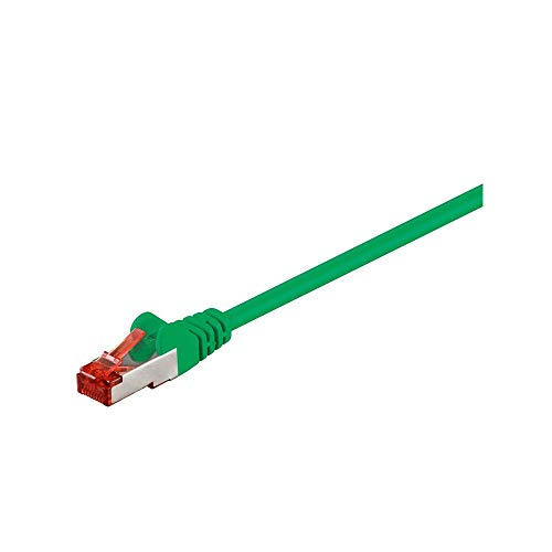 Goobay 68291 CAT 6 Patchkabel, S/FTP (PiMF), Grün von goobay