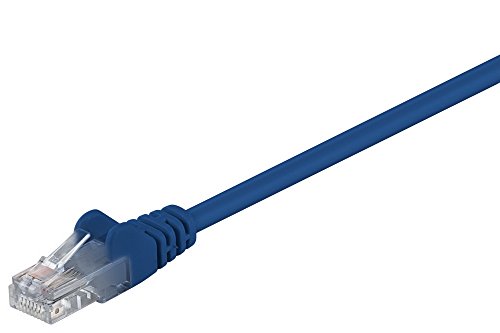 Goobay 68417 CAT 6 Verbindungskabel, U/UTP, Blau, 5 m Kabellänge von goobay