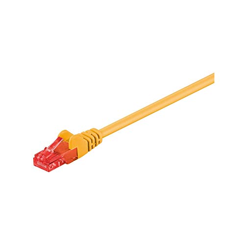 Goobay 68443 CAT 6 Patchkabel, U/UTP, Gelb von goobay