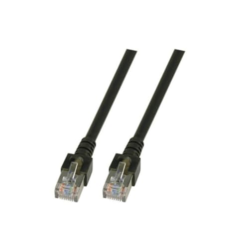 Goobay 68660 CAT 5e Verbindungskabel, F/UTP, Schwarz, 3 m Kabellänge von goobay