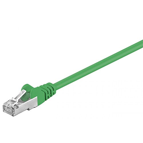 Goobay 69048 CAT 5e Patchkabel, SF/UTP, Grün - CCA Kupfergemisch von goobay