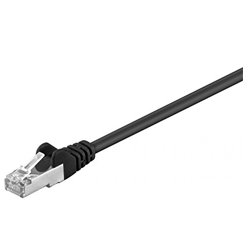 Goobay 69675 CAT 5e Patchkabel, SF/UTP, Schwarz von goobay