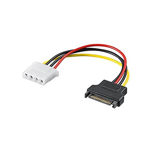 Goobay 92634 Internes PC-Stromkabel gelb/rot von goobay