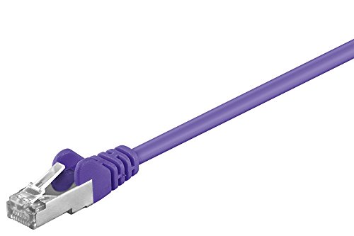 Goobay 94524 CAT 5e Patchkabel, F/UTP, Violett von goobay