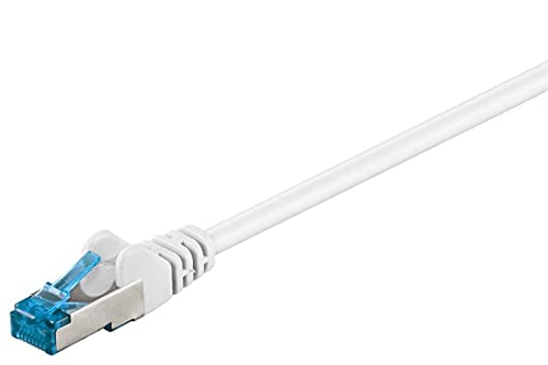 Goobay 94909 RJ45 Patchkabel CAT 6A S/FTP PiMF / 500 MHz Netzwerkkabel / Kupfer Internetkabel halogenfrei / RJ 45 Stecker / LAN Kabel / Weiß / 30m Goobay 94909 RJ45 Patchkabel CAT 6A S/FTP PiMF / 500 MHz Netzwerkkabel / Kupfer Internetkabel halogenfrei / RJ 45 Stecker / LAN Kabel / Weiß / 30m von goobay