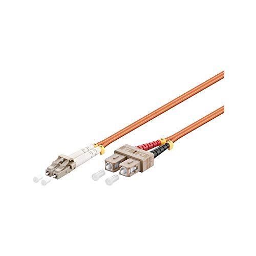 Goobay 96145 LWL Kabel, Multimode (OM2) Orange von goobay