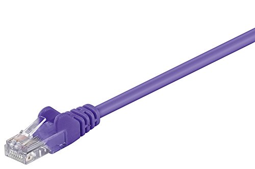 Goobay 96216 CAT 5e Patchkabel, U/UTP, Violett von goobay