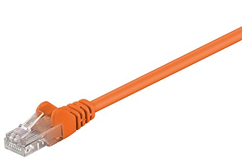 Goobay 96218 CAT 5e Patchkabel, U/UTP, Orange von goobay