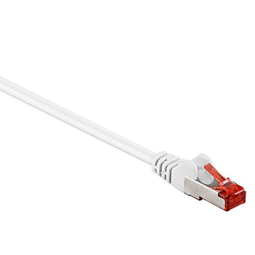 Goobay CAT 6 – 1000 SSTP PIMF 10.0 m 10 m weiß Netzwerk-Kabel – Netzwerk-Kabel (10 m, weiß) von goobay