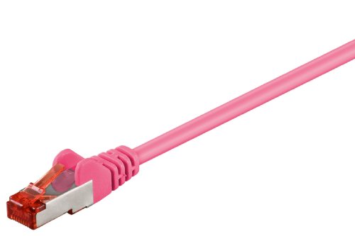 goobay RJ45 Kabel 10m Magenta, Doppelschirmung, Cat6 goobay RJ45 Kabel 10m Magenta, Doppelschirmung, Cat6 von goobay