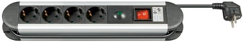 goobay Steckdosenleiste mit Überspannungsschutz; NK Protector 7-4 Aluminium 1.4m goobay Steckdosenleiste mit Überspannungsschutz; NK Protector 7-4 Aluminium 1.4m von goobay