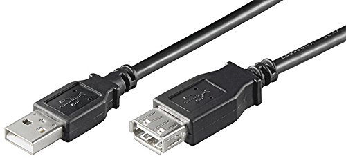 Goobay USB 2.0 Kabel (A Stecker auf B Stecker) 0,3m schwarz von goobay