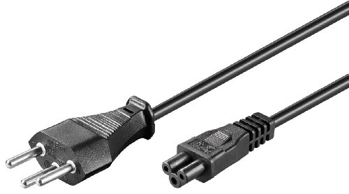 goobay Netzkabel; NK 126 S-180 Schweiz 1.8m schwarz von goobay