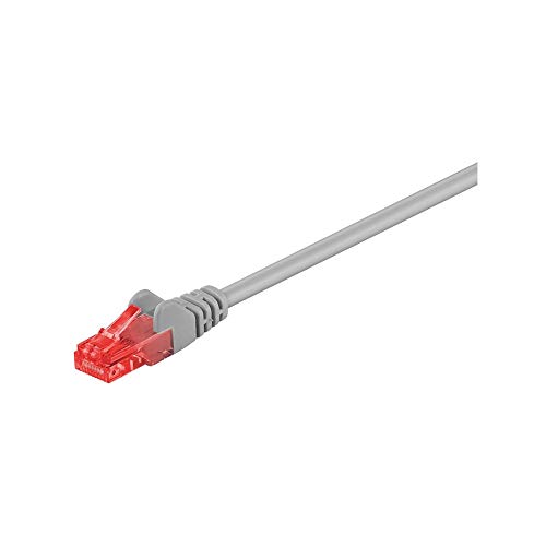 goobay 93671"CAT 6" Patchkabel, U/UTP, 2m Grau/Schwarz von goobay