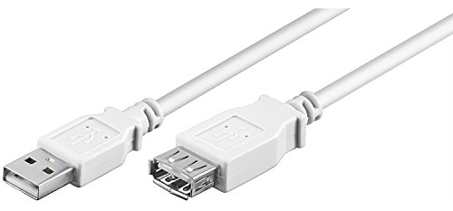 goobay 96199 Verlängerungskabel USB 2.0 Hi-Speed, Weiß, 3 m Länge goobay 96199 Verlängerungskabel USB 2.0 Hi-Speed, Weiß, 3 m Länge von goobay