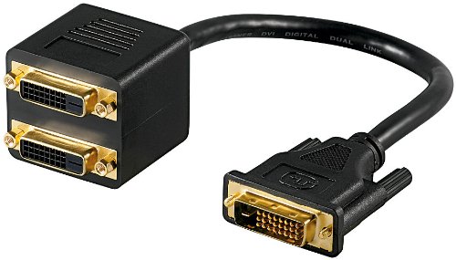 goobay DVI-Stecker > 2 x DVI-Buchse; DVI ADAP 24+1 DVI-D > 2X DVI-D von goobay
