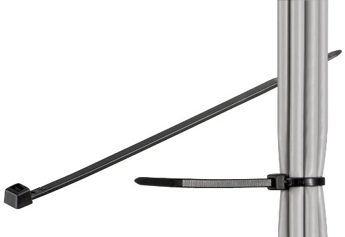 goobay Kabelbinder, wetterfester Nylon, schwarz; KB 100 2.5 B schwarz UV (100 STK.) von goobay