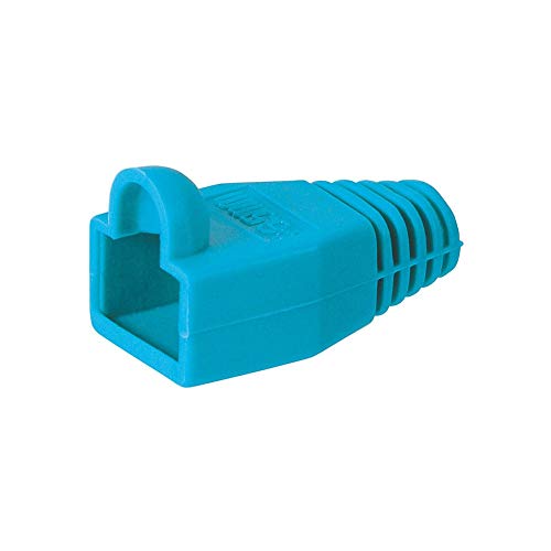 goobay Strain (Manga) Relief Boot for RJ45 Plugs Blau Kabelboxen und Kabelbinder – ranges-câbles und Satellitenempfängers (Blau) von goobay