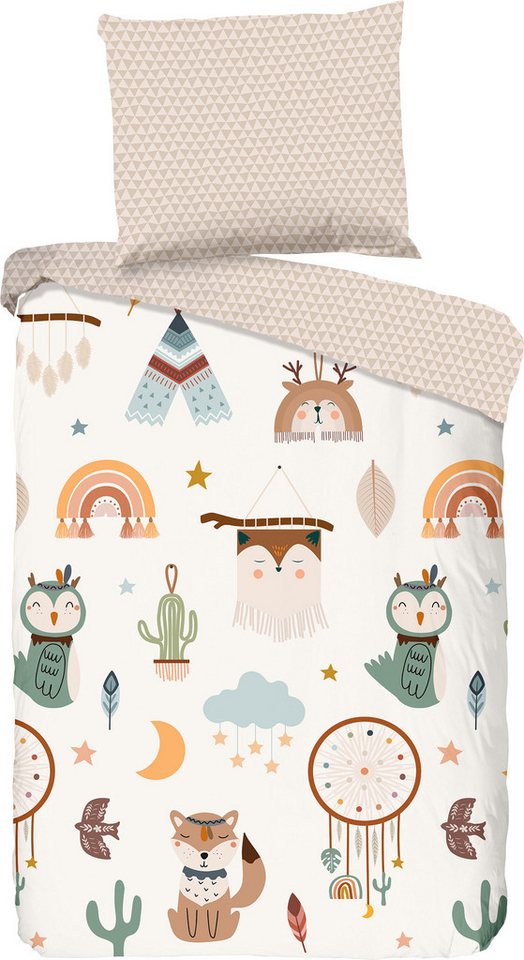 good morning Kinderbettwäsche Kinder-Wendebettwäsche "Remi", Renforcé, 2 teilig, Motiv good morning Kinderbettwäsche Kinder-Wendebettwäsche "Remi", Renforcé, 2 teilig, Motiv von good morning