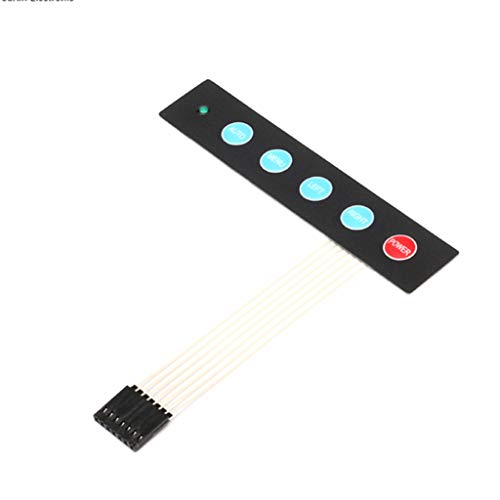 goodluxx 1x5 Matrix Array LED 5 Tasten Membranschalter Tastatur Tastatur Auto Menü 1x5 Matrix Tastatur Wie abgebildet goodluxx 1x5 Matrix Array LED 5 Tasten Membranschalter Tastatur Tastatur Auto Menü 1x5 Matrix Tastatur Wie abgebildet von goodluxx