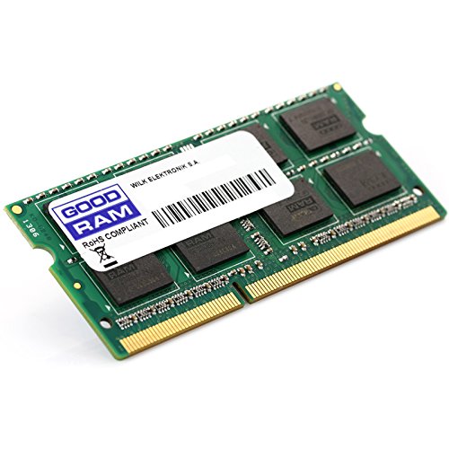 GoodRam 8GB DDR3 PC3-12800 SO-DIMM 8GB DDR3 1600MHz Speichermodul - Speichermodule (8 GB, 1 x 8 GB, DDR3, 1600 MHz, 204-pin SO-DIMM) von goodram