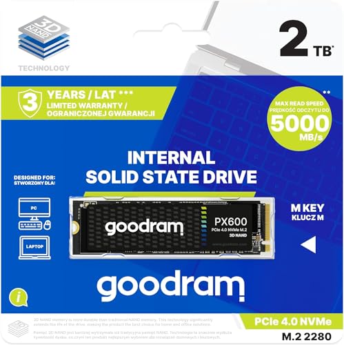 GoodRam SSD PX600 2000GB PCIe 4x4 M.2 2280 von goodram