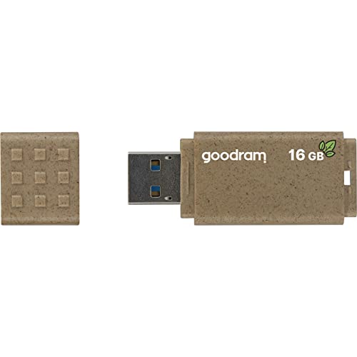 GoodRam UME3 Eco Friendly USB-Flash-Laufwerk, 16 GB, USB Type-A 3.2 Gen 1 (3.1 Gen 1), Braun von goodram
