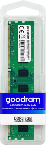 Goodram GR1600D364L11/8G Module de mémoire 8 Go 1 x 8 Go DDR3 1600 MHz von goodram