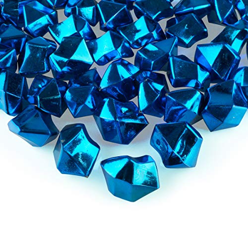 Goodymax® Kristall-EIS 25 mm Blau-Metallic 50 Stück - EIS Deko Streudeko Diamanten Tischdeko von Goodymax