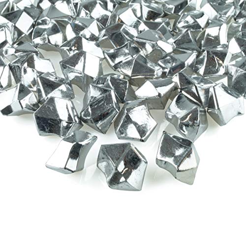 Goodymax® Kristall-EIS 25 mm Silber 50 Stück - EIS Deko Streudeko Diamanten Tischdeko von Goodymax