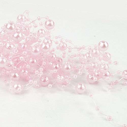 Goodymax 6,5 m Perlengirlanden Rosa - Perlengirlande Dekoschnur Perlenkette von Goodymax
