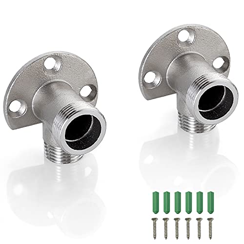 Gotonovo Edelstahl-Duscharmaturen-Set NPT 1/2 Außengewinde x G 3/4 Außengewinde gebürstetes Nickel zum Anschluss der meisten Wandmontage, kommerzielle Wasserhähne aus Edelstahl Gotonovo Edelstahl-Duscharmaturen-Set NPT 1/2 Außengewinde x G 3/4 Außengewinde gebürstetes Nickel zum Anschluss der meisten Wandmontage, kommerzielle Wasserhähne aus Edelstahl von gotonovo