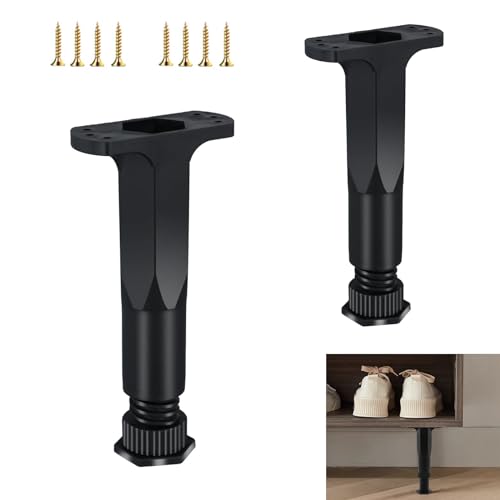 gotyou 2 Stück Bettrahmen-Stützbein, Verstellbare Bettbeine, Möbelfüße Höhenverstellbar, 15-28cm Bettfüße für Möbel, Bett-Mittellatte, Ersatz Beine für Bett Rahmen Sofa Möbel gotyou 2 Stück Bettrahmen-Stützbein, Verstellbare Bettbeine, Möbelfüße Höhenverstellbar, 15-28cm Bettfüße für Möbel, Bett-Mittellatte, Ersatz Beine für Bett Rahmen Sofa Möbel von gotyou