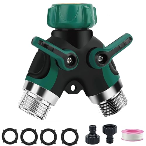 gotyou 2 Wege Y Verteiler Wasser für Geräte Gartenschläuche,Y Verteiler Wasserverteiler 3/4 Zoll für Wasserhahn,Verteiler Wasser mit Ventil Wasseranschluss Verteiler gotyou 2 Wege Y Verteiler Wasser für Geräte Gartenschläuche,Y Verteiler Wasserverteiler 3/4 Zoll für Wasserhahn,Verteiler Wasser mit Ventil Wasseranschluss Verteiler von gotyou