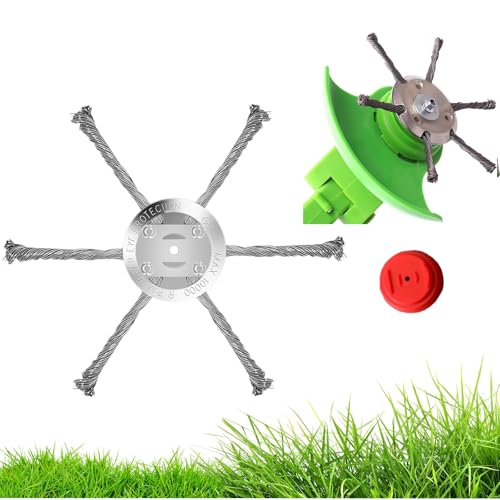 gotyou Stahldraht Rasentrimmer Unkrautbürste Rasentrimmer,Bürstenschneider Draht Unkraut Klinge, Verbesserte Unkrautschneider Zubehör für Garten Gras Trimmer Kopf Rasenmäher Power Tool gotyou Stahldraht Rasentrimmer Unkrautbürste Rasentrimmer,Bürstenschneider Draht Unkraut Klinge, Verbesserte Unkrautschneider Zubehör für Garten Gras Trimmer Kopf Rasenmäher Power Tool von gotyou