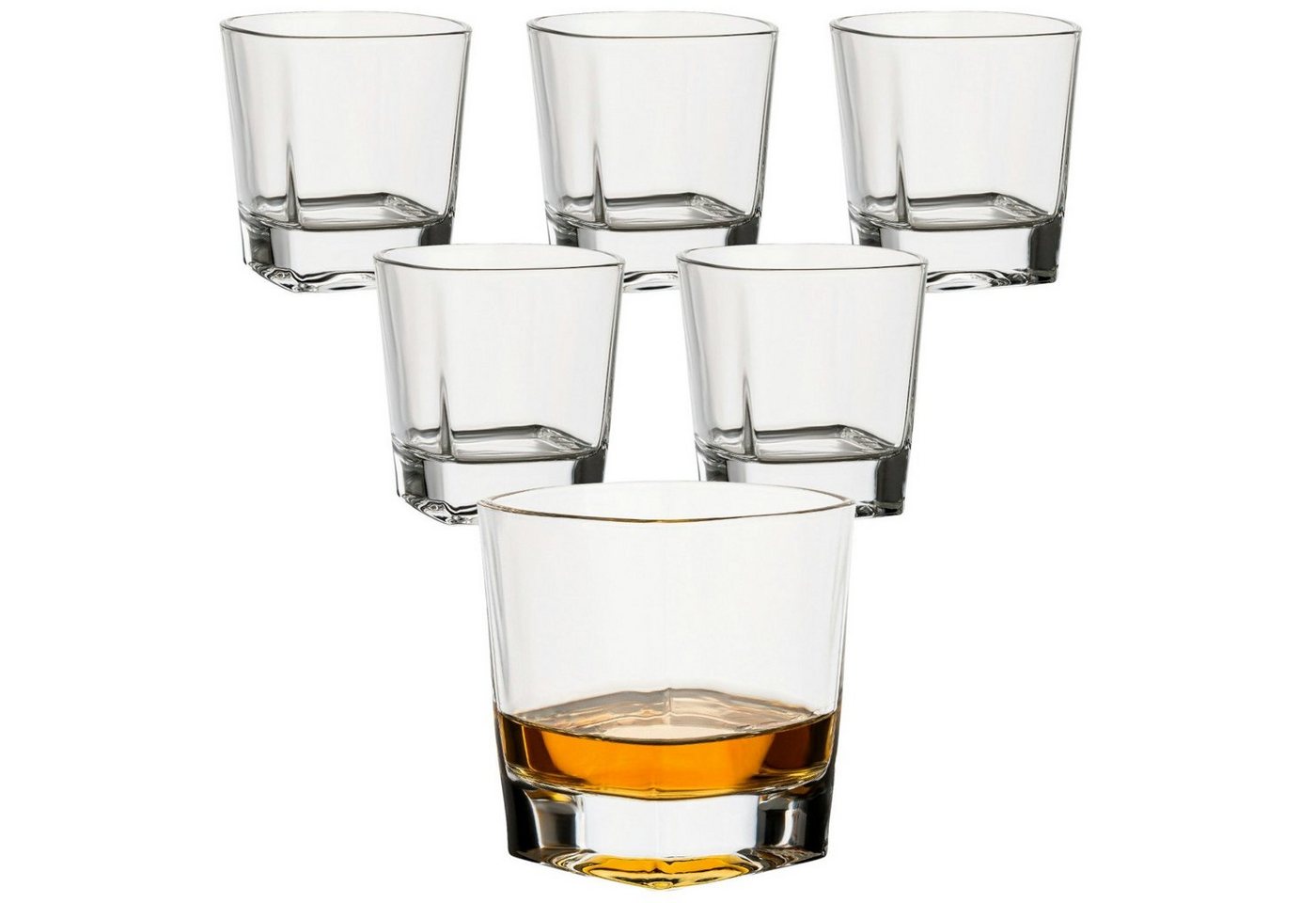 gouveo Whiskyglas Set - Kristallglas Gläser - Trinkgläser für Whisky, Scotch, Cognac von gouveo