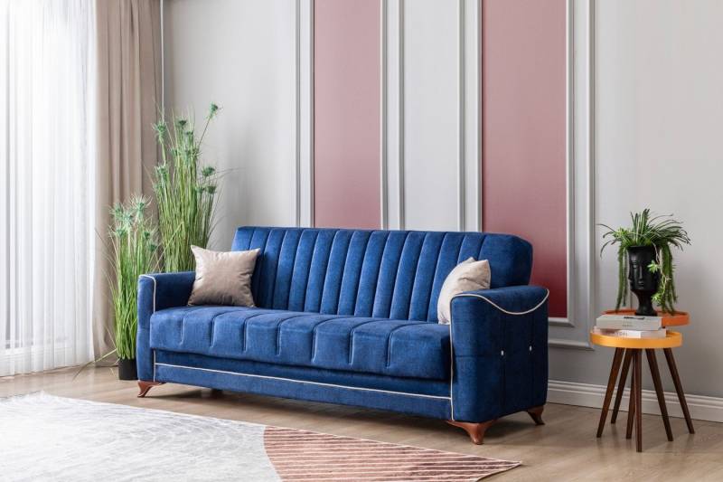 gowoll 3-Sitzer Sofa Bed mit Schlaffunktion und Stauraum Schlafsessel Gästebett, Simple Modern Couch 190 cm Breit mit Relaxfunktion für Wohnzimmer von gowoll
