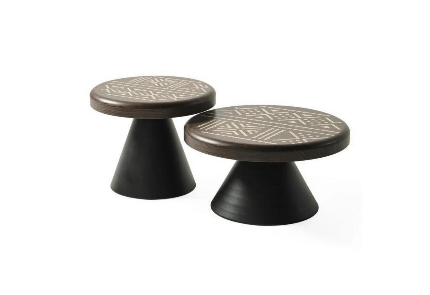 gowoll Beistelltisch Runder Couchtisch Klein Tisch Set, Pilz Braun Deko Wohnzimmer gowoll Beistelltisch Runder Couchtisch Klein Tisch Set, Pilz Braun Deko Wohnzimmer von gowoll