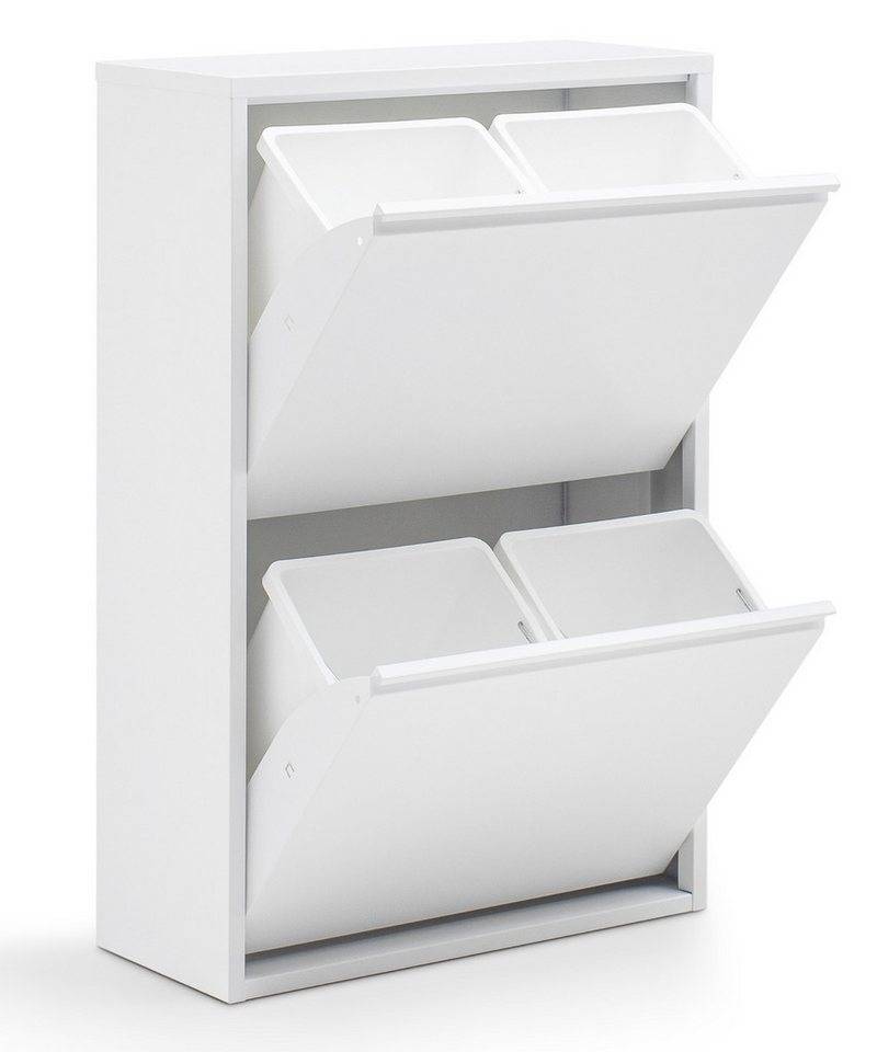 gowoll Mülltrennsystem 2-3-4 Fach Mülleimer Küche aus Metall Fleckenfest Wandmontage, Abfalleimer Küchenmülleimer mit Herausnehmbarer Inneneimer Recycling gowoll Mülltrennsystem 2-3-4 Fach Mülleimer Küche aus Metall Fleckenfest Wandmontage, Abfalleimer Küchenmülleimer mit Herausnehmbarer Inneneimer Recycling von gowoll