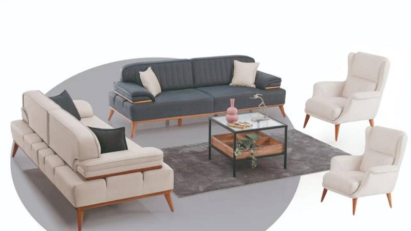 gowoll Polstergarnitur 3 Sitzer Sofa mit Schlaffunktion Mechanismus Schlafsofa Sitzgruppe von gowoll