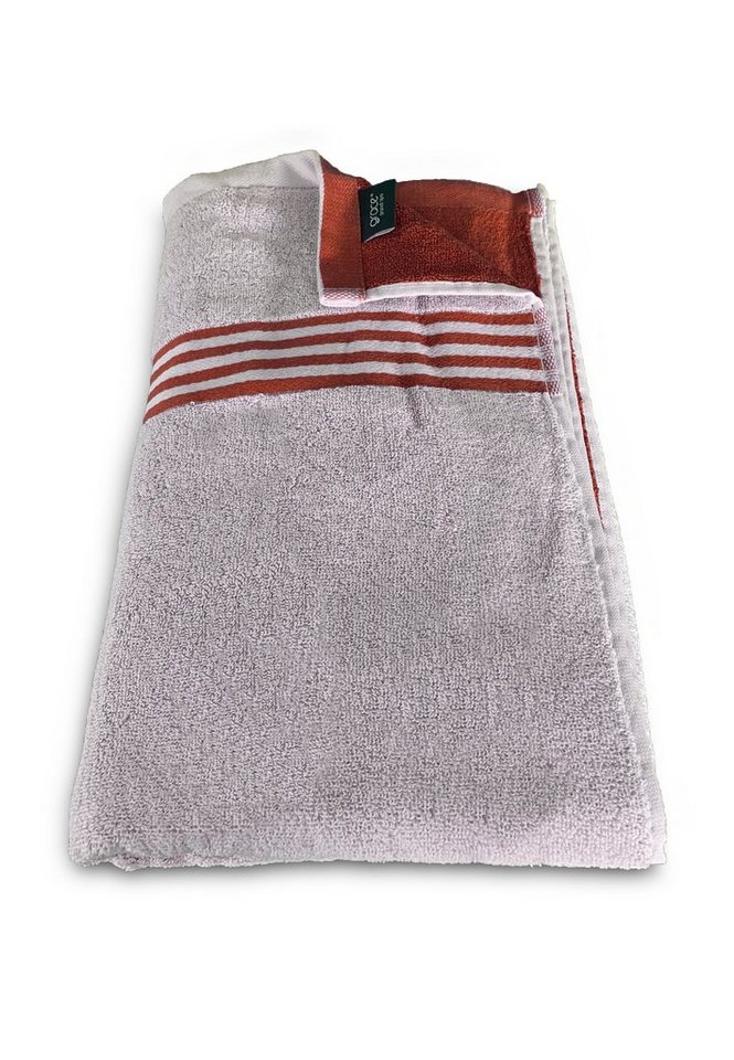 grace grand spa Duschtuch Sports, (1-St), mit farblich abgesetzter Bordüre von grace grand spa
