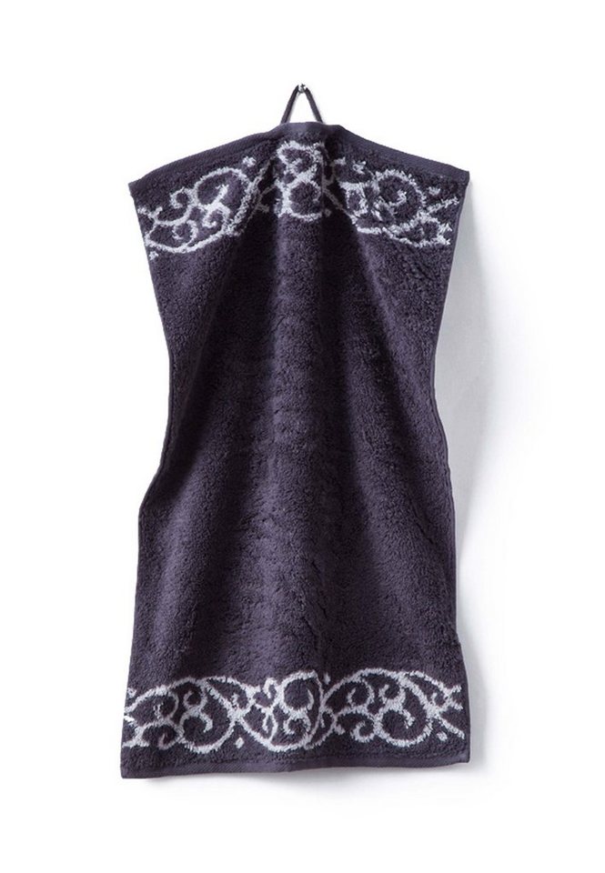 grace grand spa Handtuch Akanthus Bordüre, (1-St), mit Akanthus-Muster von grace grand spa