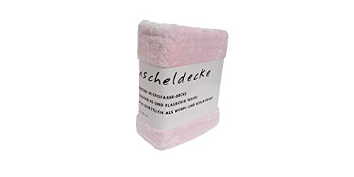 grace Kuscheldecke groß Decke 150x200 Rosa, 100% Polyester von grace