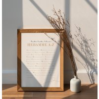 Definition Hebamme A-Z, Geschenk Für Hebammen, Geburtshelferin, Danke Hebamme, Poster Hebamme Praxis Definition Hebamme A-Z, Geschenk Für Hebammen, Geburtshelferin, Danke Hebamme, Poster Hebamme Praxis von grafikliebe